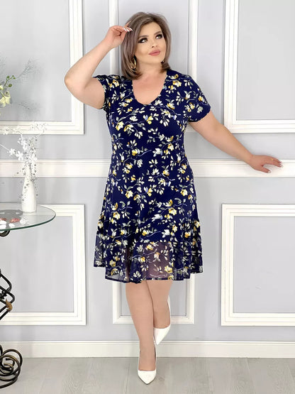 【50% OFF】🔥【S-5XL】👗Noua rochie de modă, design clasic, elegant și simplu