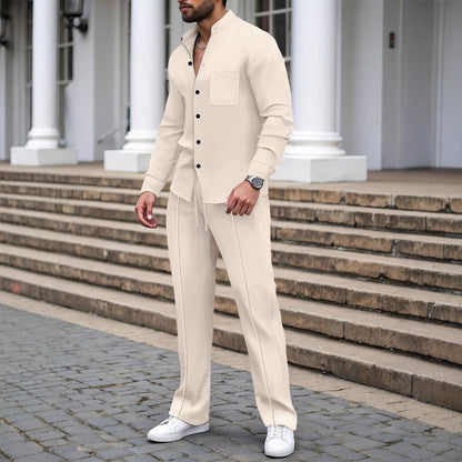 ⏳Vremenski ograničena ponuda!🔥 Muški ležerni set od 2 hlača s uzorkom vafla – udobnost, stil i vrhunska kvaliteta!