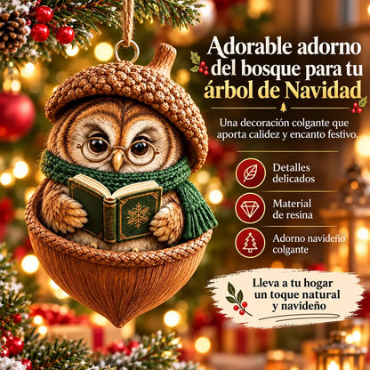 🎉【Compra 6 y llévate 6 gratis】🤩 🎁Nuevo diseño navideño en acrílico 2D con animales en forma de piña.