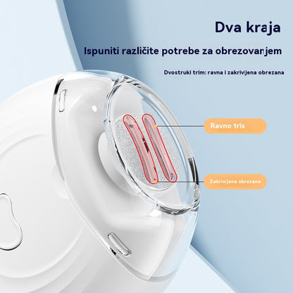 💅【 Kupite 1, dobijete 1 besplatno】【Prosječna cijena po komadu je 13 eura】 ✨ Električni prijenosni rezač noktiju, neophodan za kućanstvo, jednostavno brušenje noktiju, niska buka i smanjene vibracije, sigurna i profesionalna njega. 👶🔧