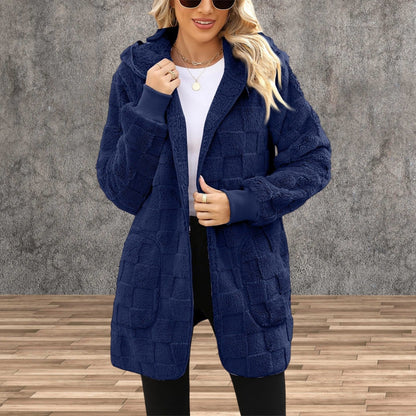 ☃️Obmedzená zľava 50 %❄️[S-5XL]🌸【Novinka pre zimnú sezónu】 Dámska voľnočasová bunda s kockovaným fleecom – Ultra teplá, moderná a praktická, ideálna na každodenné nosenie aj do chladného počasia!