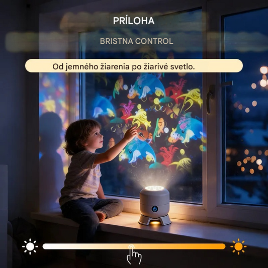 💖🌙2026 Dynamicky rotujúca LED projekčná lampa - Vhodné ako nočné svetlo, dekorácia izby aj romantické náladové osvetlenie. ☁️