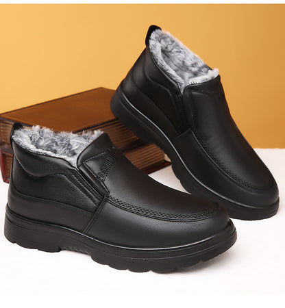 🔥👞【38-48】Nové Pánske Zimné Snehové Topánky – Zosilnené Sametom, Teplé a Vodoodolné, Ideálne na Chladné Počasie