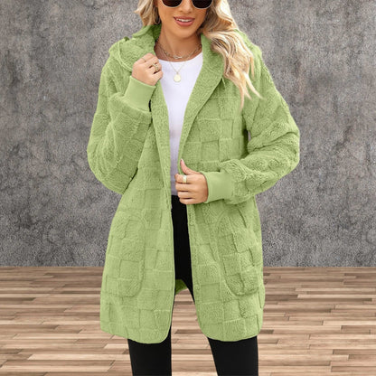 ☃️Obmedzená zľava 50 %❄️[S-5XL]🌸【Novinka pre zimnú sezónu】 Dámska voľnočasová bunda s kockovaným fleecom – Ultra teplá, moderná a praktická, ideálna na každodenné nosenie aj do chladného počasia!