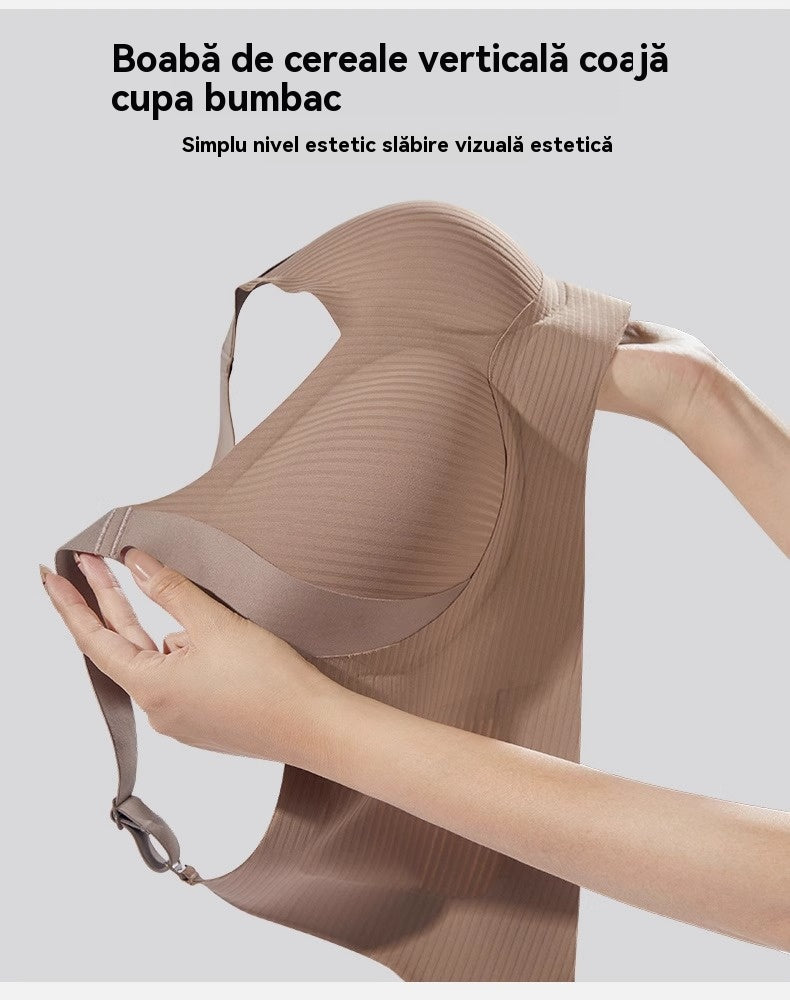 🏆50% de descuento【Paquete de 4】【Para 40-95 kg】Sujetador femenino sin aros y sin costuras❤️Algodón Tencel natural, antibacteriano y cómodo