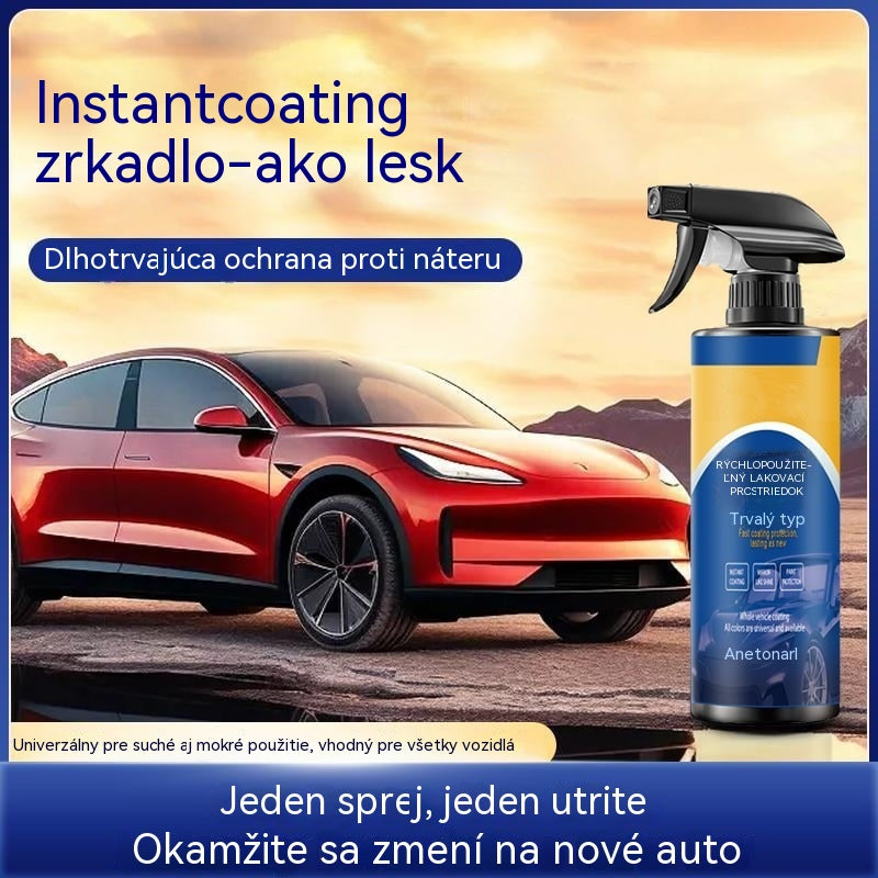 ✨🚗【Kúpte 1 a získajte 1 zadarmo】Sprej na starostlivosť o auto a opravy - odpudzuje vodu, prach a obnovuje vzhľad karosérie, jednoduchá aplikácia bez leštenia, efekt ako po detailingu【2 položky】