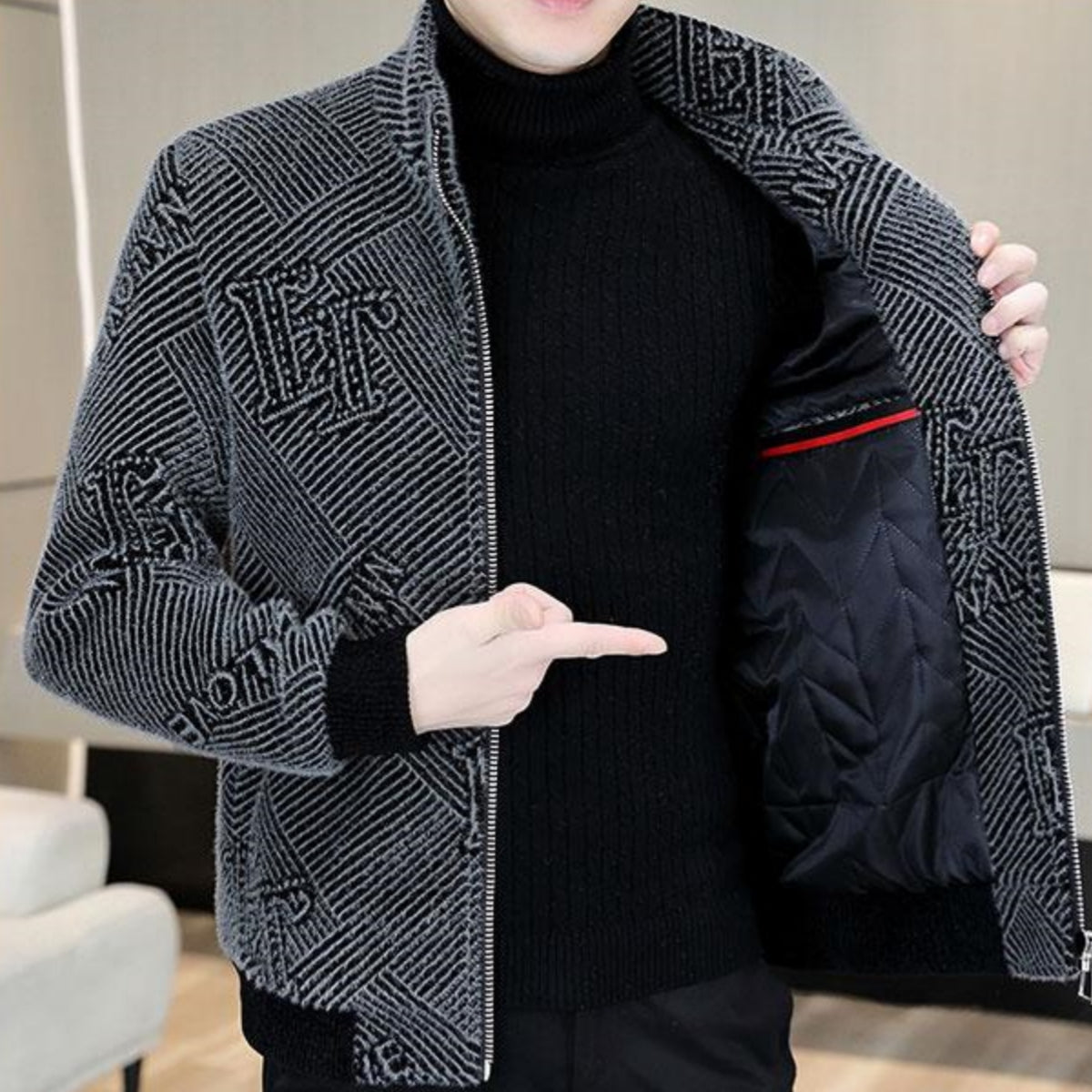 🔥【M–4XL】Prémiová pánská zimní bavlněná bunda – teplá, stylová a ideální na chladné dny