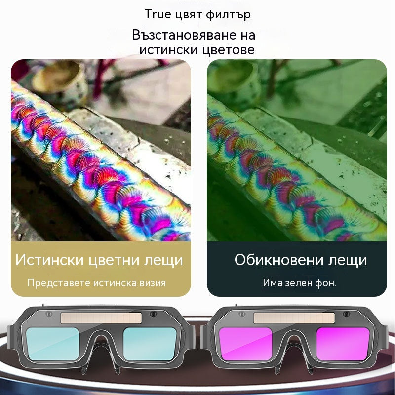 💥🔥🕶️Zváračské okuliare s automatickým stmievaním, dvojitá ochrana proti oslneniu a UV žiareniu