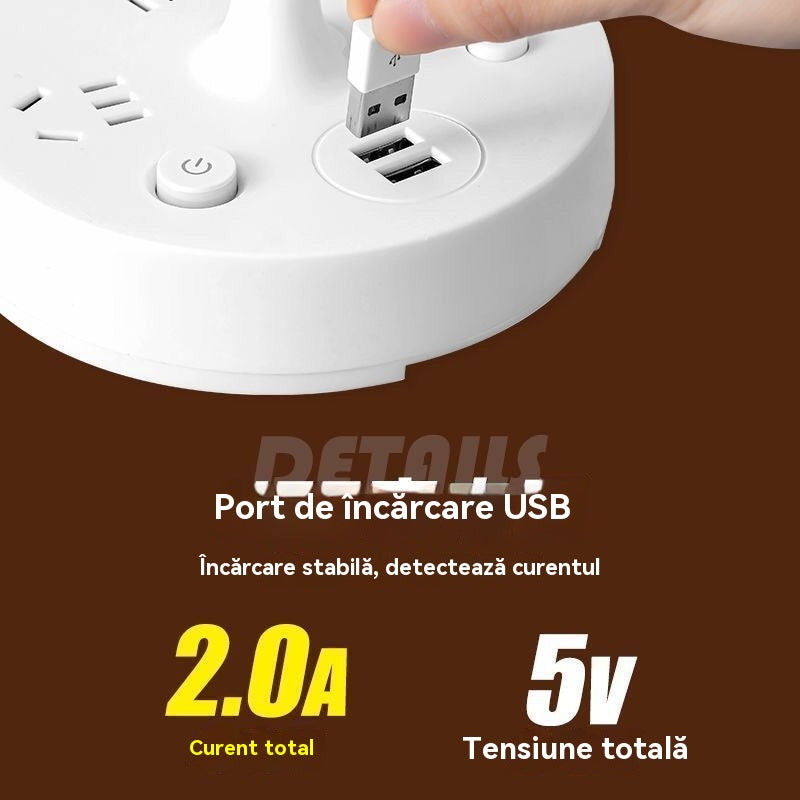 🎁【Kupite 1, dobijte 1 gratis】💡Višenamjensko noćno svjetlo s ugrađenom produžnom utičnicom: praktično, elegantno i štedi prostor!