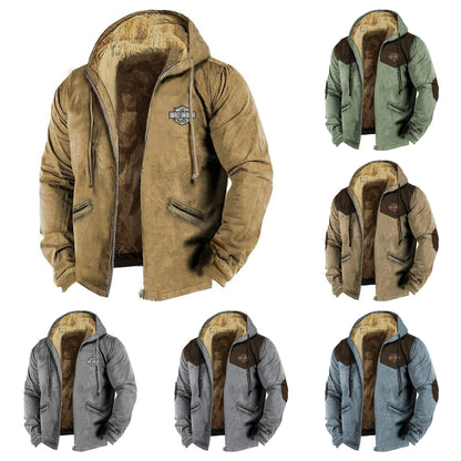 🔥💥【M-5XL】Férfi Kapucnis Pulóver 2025 – Őszi és Téli Divat, Erősítés, Meleg és Kényelmes a Hideg Ellen