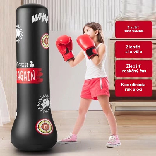💪【50% zľava】🥊 Detské boxovacie vrece, odolný, stabilný a ľahko použiteľný | Zlepšuje reakčnú rýchlosť a koordináciu