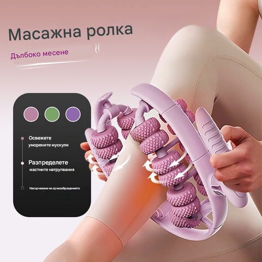 🔥【50% отстъпка】💆‍♀️✨ Масажен валяк за крака – Подобрява кръвообращението, облекчава напрежението, компактен и лесен за пренасяне, идеален за релаксация след цял ден работа.