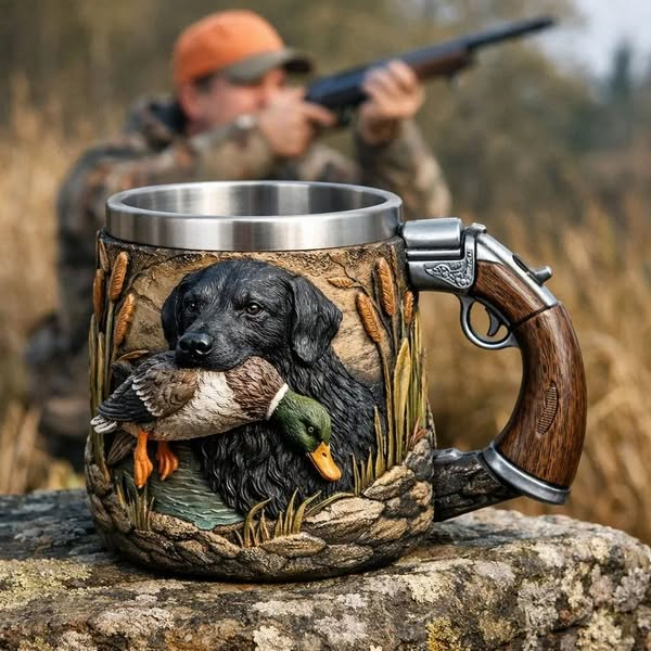 🔫☕【50% popusta】Šalica za kavu specifična za Hunter – Savršen poklon za ljubitelje lova i kave, čvrsta i elegantna