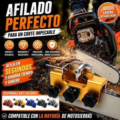 ⚙️ Afilador manual de motosierras 2 en 1｜Afilado Rápido y Preciso, Compatible con la Mayoría de Motosierras
