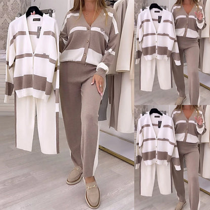 🔥🐏💖Compra 1 y llévate 1 gratis🍂Nueva temporada otoño-invierno, conjunto de suéter de punto de alta calidad y moda, cómodo y versátil para el día a día.