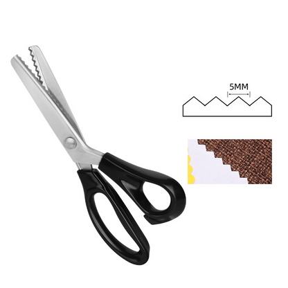 2 kusy za 22 eur🔥Kúpte 1 a druhý získate zadarmo✂️ Profesionálne cikcakovacie nožnice – ostré nožnice na látku so zúbkovaným ostrím
