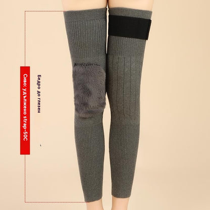 🦵【Купете 2, вземете 2 безплатно】🔥 Дълги зимни термо наколенки – облекчение от студ и болки в ставите, топли и неплъзгащи се! (4 артикула)