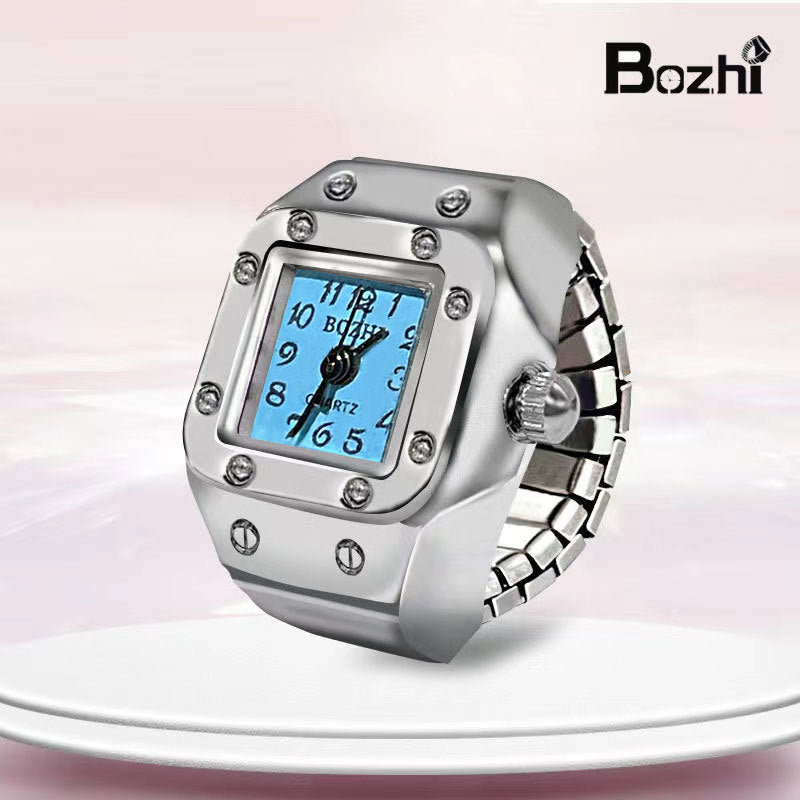🎁【50% zľava】💍 Elegantný prsteň s mini hodinkami: praktický a elegantný doplnok, kreatívny a štýlový darček, štýlový doplnok pre ženy aj mužov