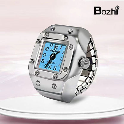 🎁【50% zľava】💍 Elegantný prsteň s mini hodinkami: praktický a elegantný doplnok, kreatívny a štýlový darček, štýlový doplnok pre ženy aj mužov