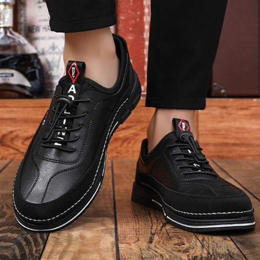 💯🔥【39–48】Ανδρικά casual επαγγελματικά δερμάτινα παπούτσια – αδιάβροχα, ανθεκτικά σε λεκέδες, με μαλακή σόλα, εξαιρετικά άνετη εμπειρία χρήσης