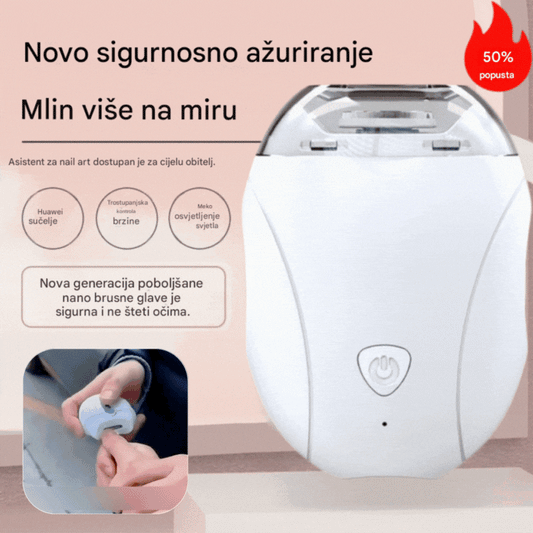 💅 Kupite 1 i dobijete 1 gratis! ✨ Električni Čistač i Polirač za Nokte 2 u 1: Savršeni nokti kao iz salona, direktno kod kuće! ✨👶🔧