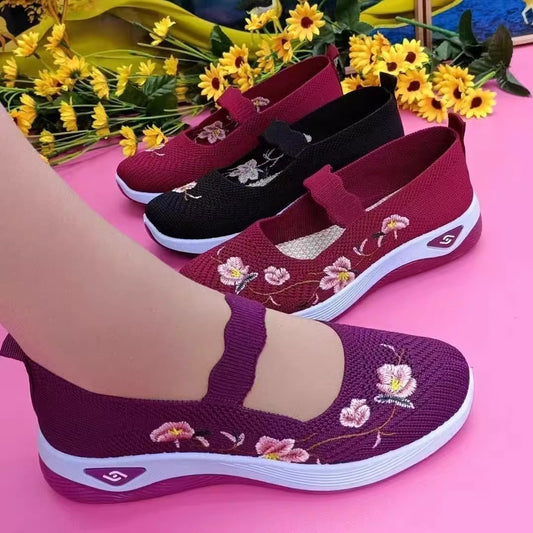 🥰✨【Cumpărați 1, primiți 1 gratuit】🥿【36-41】2025 de pantofi noi, confortabili, respirabili și anti-alunecare pentru persoanele de vârstă mijlot și în vârstă 