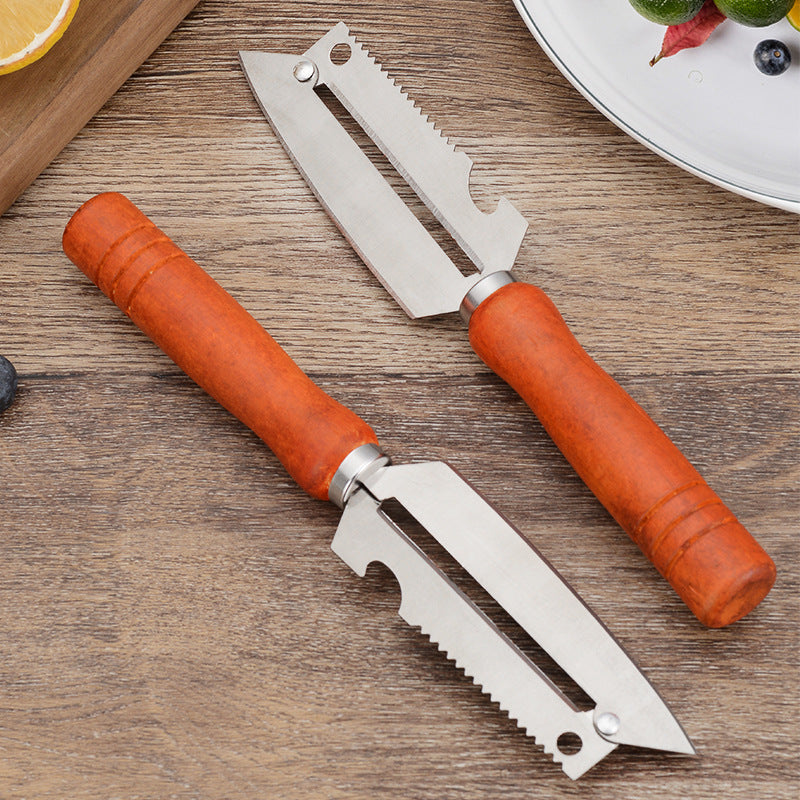 🥕 Kúp 1 a získaj 1 zadarmo! ✨ Multifunkčná kuchynská škrabka – Vyrobená z nehrdzavejúcej ocele s ergonomickou rukoväťou, ideálna na ovocie, zeleninu a mäso 🔪【2 položky】