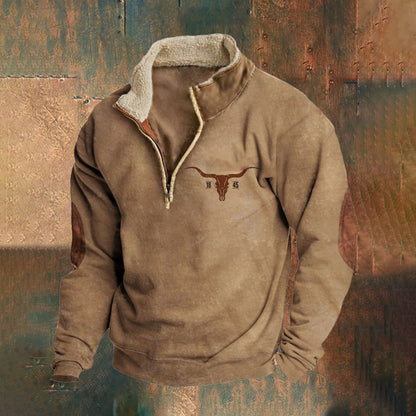 🎁🔥【S-4XL】2025 Pánska módna jesenná a zimná teplá mikina s dlhým rukávom s 3D potlačou