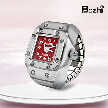 🎁【50% zľava】💍 Elegantný prsteň s mini hodinkami: praktický a elegantný doplnok, kreatívny a štýlový darček, štýlový doplnok pre ženy aj mužov