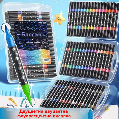 🔥✨️Комплект двустранни светкавични маркери