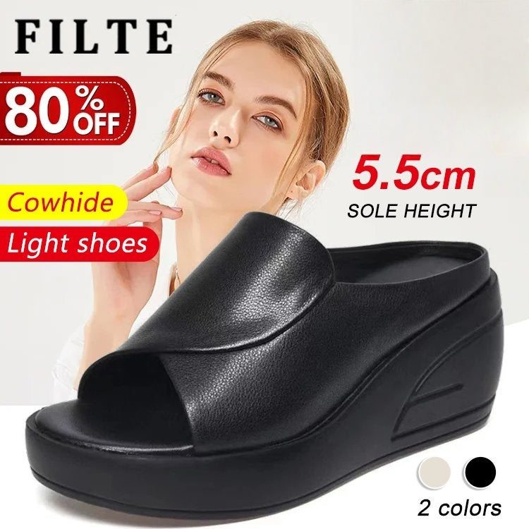 🔥【Kúpte 1 a získajte 1 zadarmo】【5,5 cm podpätok】Klinové sandále s mäkkou podrážkou