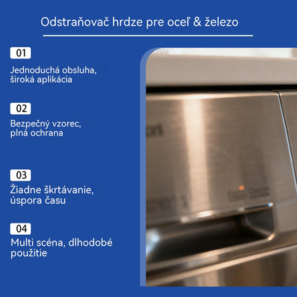 🥇【Kúp 1 a získaj 1 zadarmo】🔥Nový vylepšený model 2026💥 Odstraňovač hrdze z ocele - Rýchlo rozpúšťa hrdzu bez drhnutia a zbytočnej námahy, šetrí čas pri čistení kovu.【2 položky】