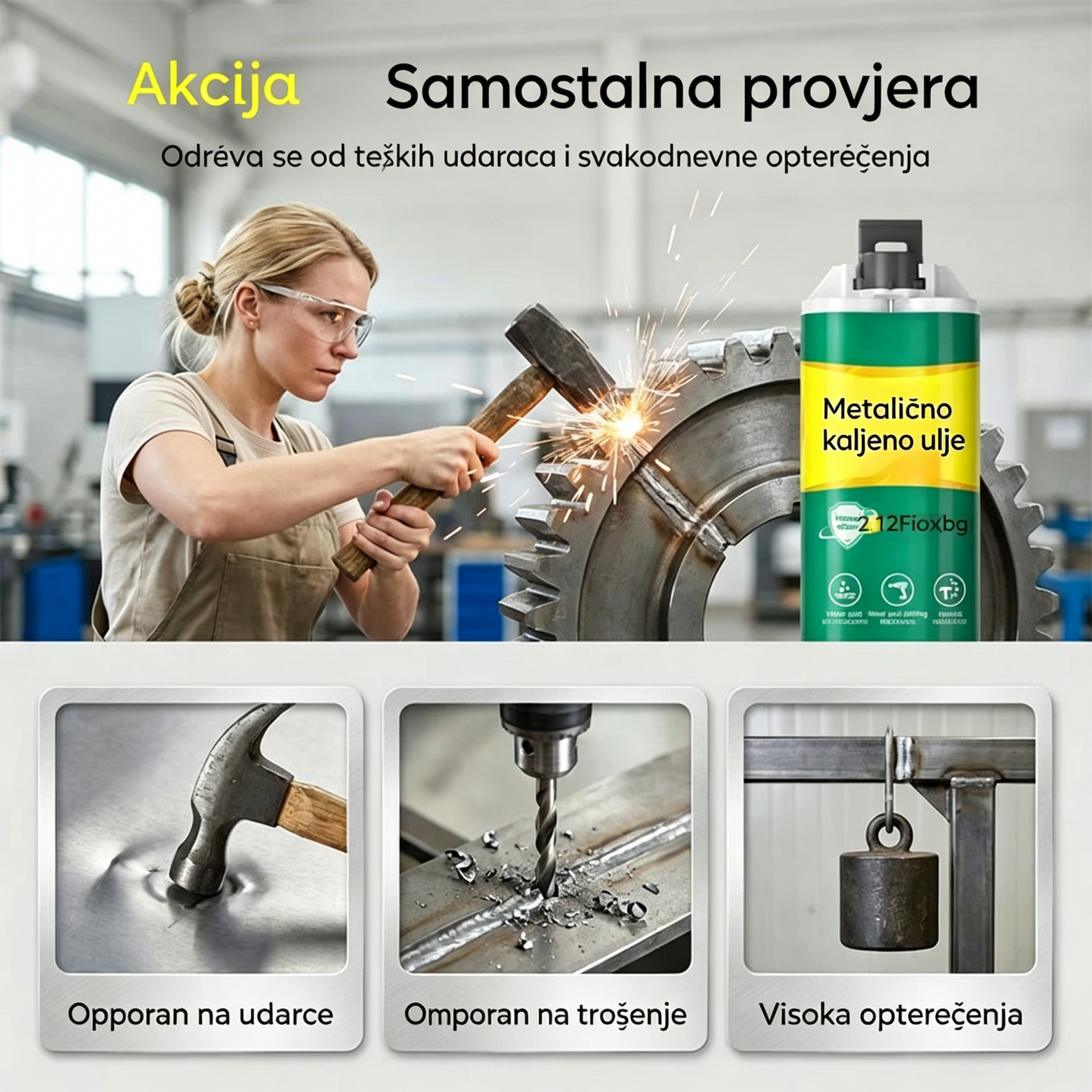 【Set od 3 komada】🔥 Ograničena akcija -50%! 🛠️ AB gel visoke čvrstoće za popravak metala – otporan na vodu, ulje i visoke temperature pri svakodnevnoj upotrebi.