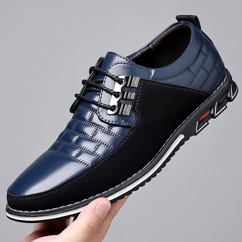 👞【39-45】Zapatos casuales de cuero hechos a mano para hombre