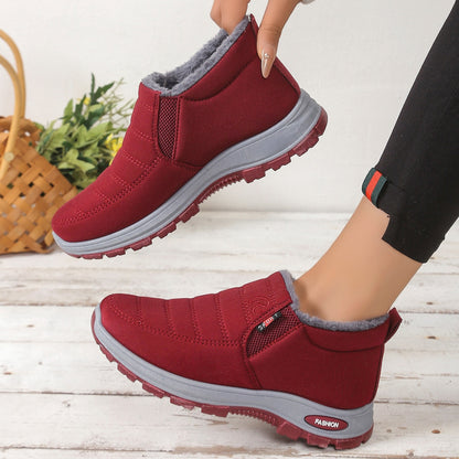 🔥【35-48】Unisexowe Botki Zimowe z Futerkiem, Ciepłe, Wygodne i Antypoślizgowe na Zimno