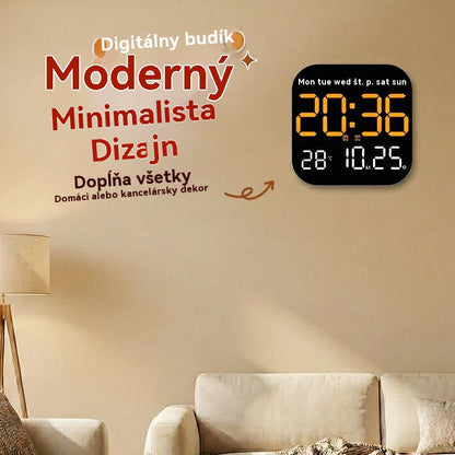 🛏️ Digitalni sat za dom i ured – nježno buđenje, oprostite se od bučnih alarma! Podesiva svjetlina, tih rad noću. Prikazuje i temperaturu. 🌙