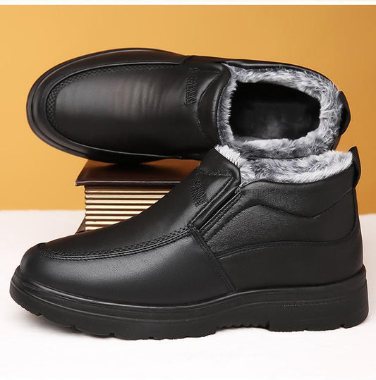 🔥👞【38-48】Nové Pánske Zimné Snehové Topánky – Zosilnené Sametom, Teplé a Vodoodolné, Ideálne na Chladné Počasie