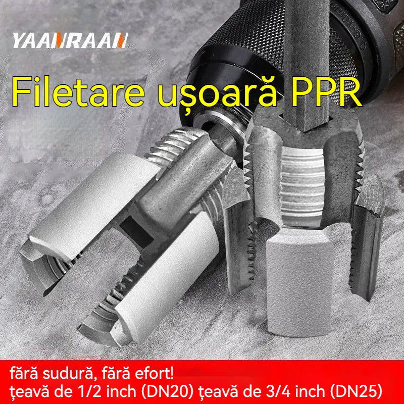🔩 🔥Broca integrada para instalación de tuberías PPR: ¡fácil de usar y sin soldadura! [Juego de dos piezas: apto para tuberías de 1/2 pulgada y 3/4 de pulgada]