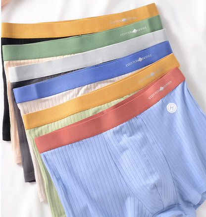 ⏳🩲[Оферта за ограничено време]🔥(6 броя) Мъжки боксерки от 100% памук – Удобни и дишащи, с еластичен колан и меко усещане за комфорт през целия ден. Идеални за ежедневно носене.