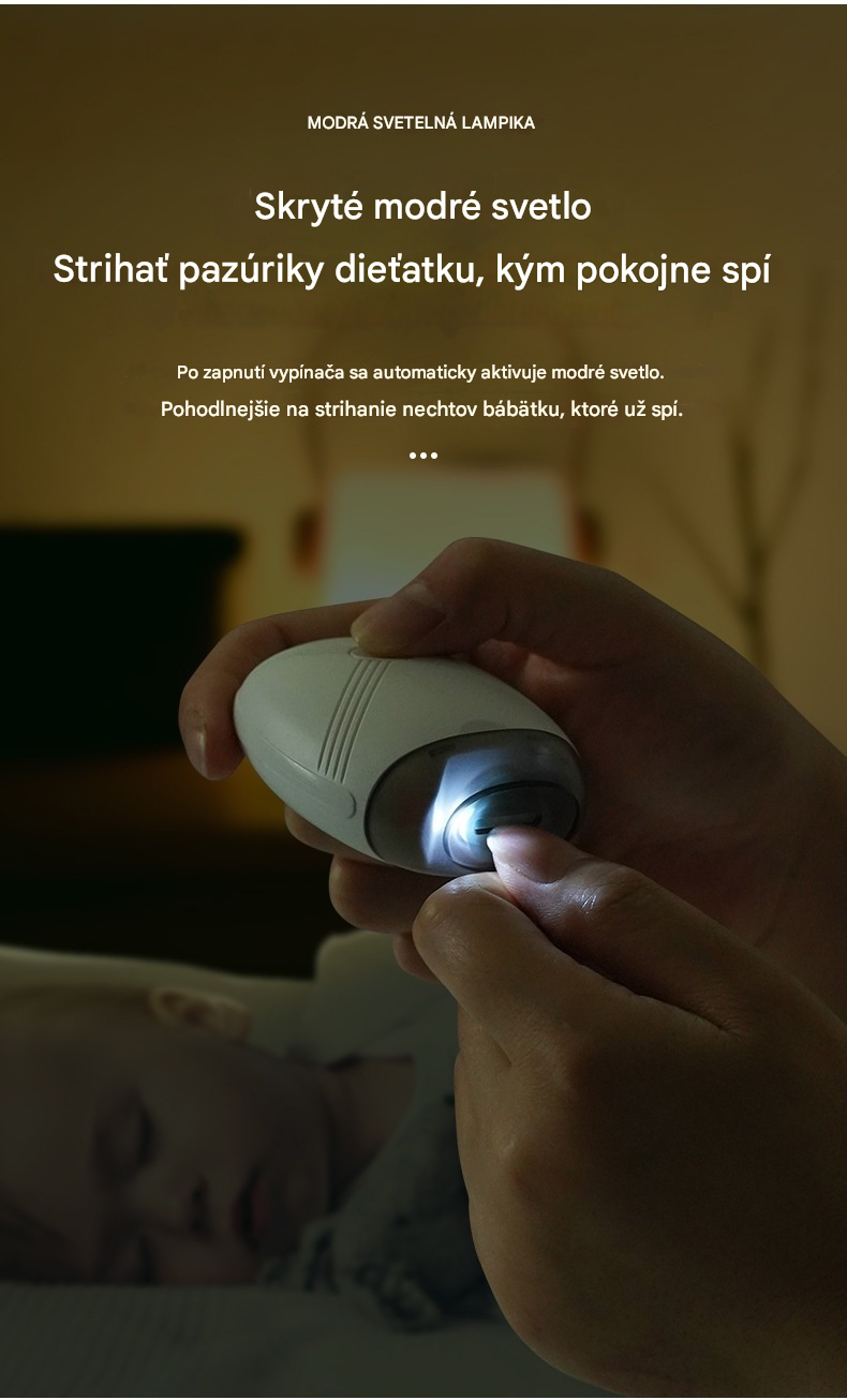 💅【 Kúp 1, získaj 1 zadarmo】【Priemerná cena za kus je 12 eur】 ✨ Elektrický prenosný strihač nechtov, nevyhnutný pre domácnosť, jednoduché brúsenie nechtov, nízky hluk a znížené vibrácie, bezpečná a profesionálna starostlivosť. 👶🔧