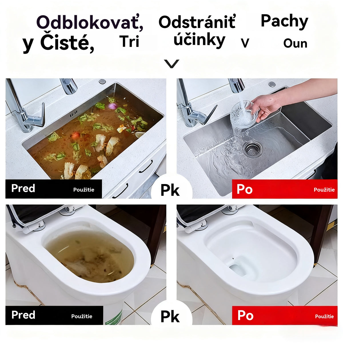 🛁💦【Kúp 1 a získaj 1 zadarmo】🌟Čistič drezov a odtokov - Pena s vysokou hustotou z extraktov a rozkladných enzýmov.