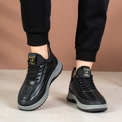 ⛄🔥【39-45】2025 Pánske zimné voľnočasové športové topánky, pravá koža, vodeodolné, mäkká podrážka a zamat, nové