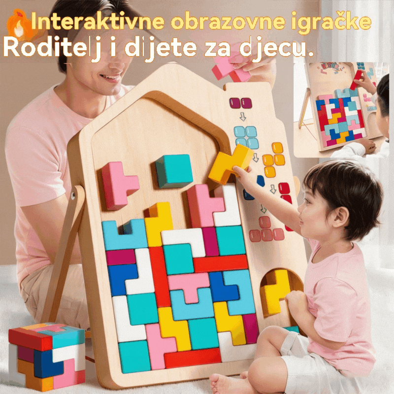 👶🌈🧩Kupite 1, dobijte 1 gratis【2 stavke】🔥Tetris slagalice, edukativne igračke za trening dječjeg mozga, prosvjetljeno razmišljanje