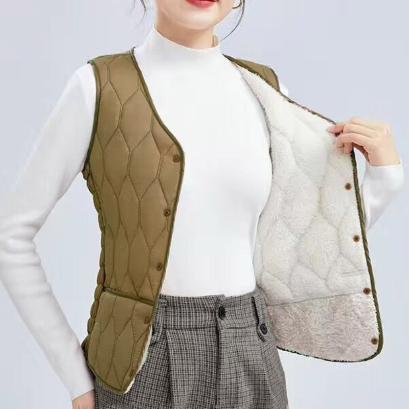 💟【45% OFF】🔥Женска жилетка с мека и топла подплата – Идеална за зимата, осигурява комфорт и топлина с вътрешна флисовата подплата. Стилна и удобна за всеки ден!