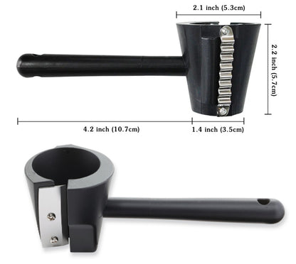 🔥【Купете 1, вземете 1 безплатно】🥕304 Неръждаема стомана Креативен кухненски нож за обелване и нарязване на зеленчуци и плодове.（2 артикула）