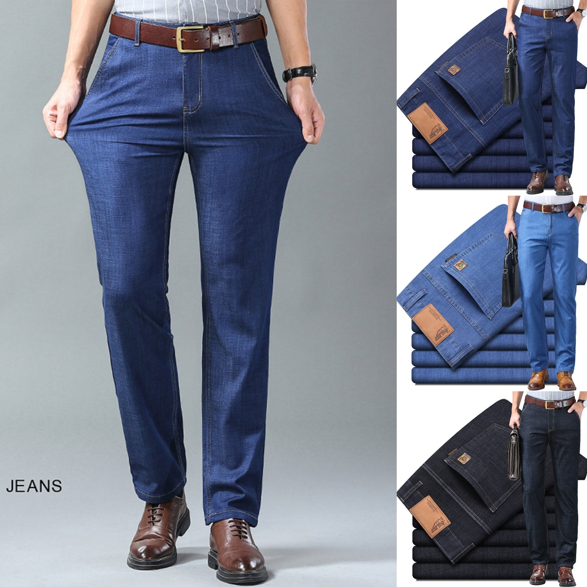 👖👖 【Kupite 1, dobite 1 gratis】Stilne moške kavbojke – Udobne, vsestranske in popolne za vsakodnevno nošenje