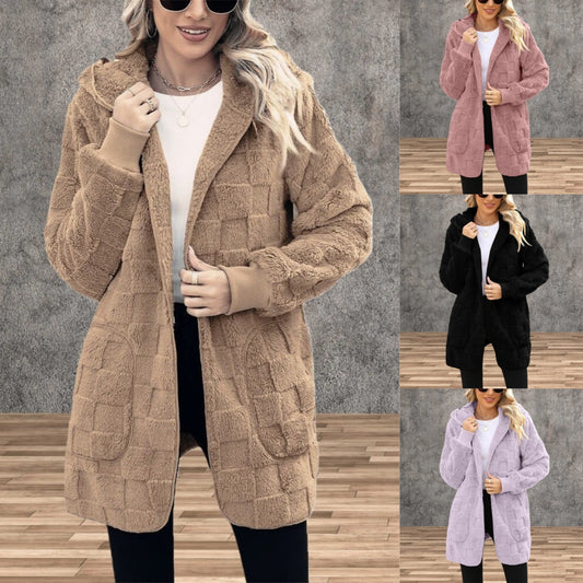 ☃️Obmedzená zľava 50 %❄️[S-5XL]🌸【Novinka pre zimnú sezónu】 Dámska voľnočasová bunda s kockovaným fleecom – Ultra teplá, moderná a praktická, ideálna na každodenné nosenie aj do chladného počasia!