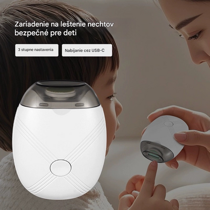 💅 Kúpte jeden, druhý dostanete zadarmo! ✨ Elektrický pilník na nechty, tichý, bezpečný pre bábätká, jemná a bezpečná starostlivosť o nechty 👶🔧