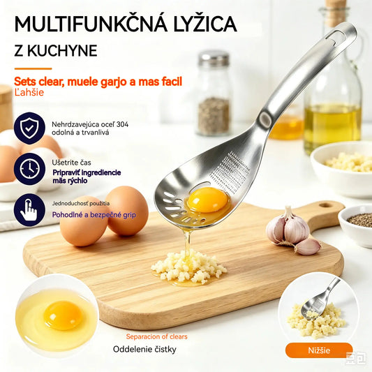 🔥50% zľava🔥🥄Multifunkčná lyžica a sitko z nehrdzavejúcej ocele 304