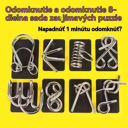 🎁💫【Horúce predaje - 50% zľava】💥【Cena len 7.6 EUR za kus】Nový kreatívny kovový hlavolam, cvičí myslenie a zvyšuje trpezlivosť, vhodný pre každého